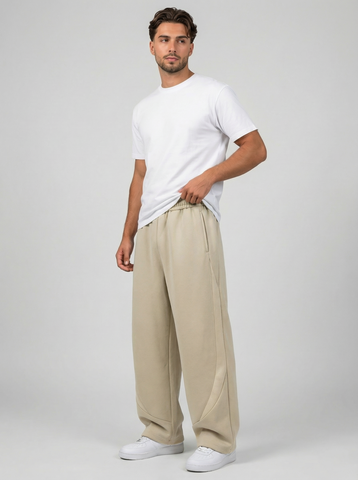 pantalon large trait